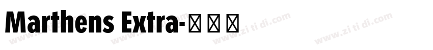 Marthens Extra字体转换 Marthens Extra字体转换